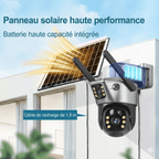Camera Solaire Wifi ou 4G avec Détecteur de Mouvement - WiFi