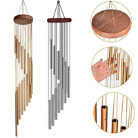 Carillon Éolien 12 Tubes Aluminium Feng Shui - A