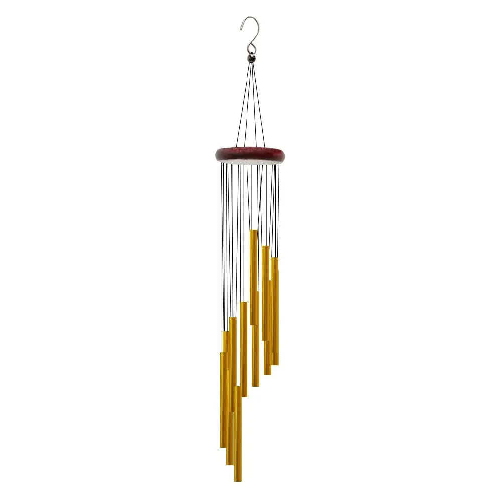 Carillon Éolien 12 Tubes Aluminium Feng Shui - A
