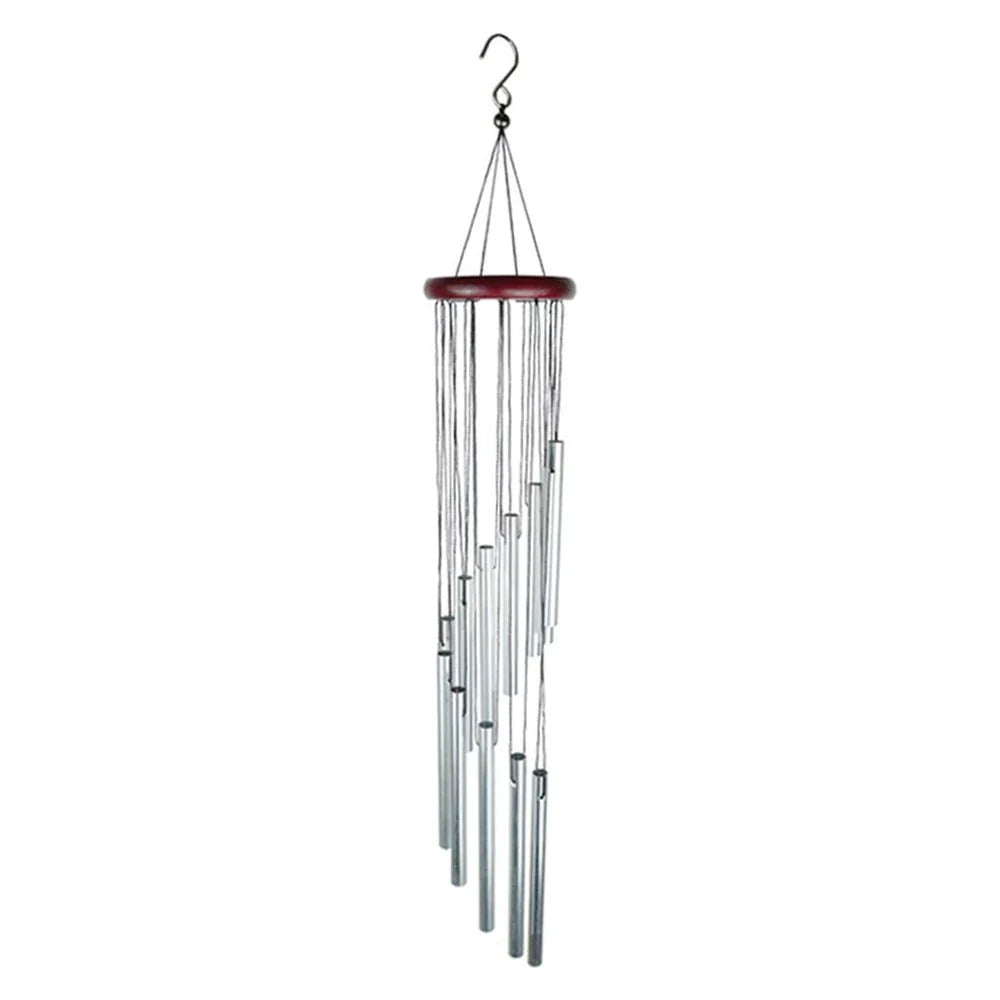 Carillon Éolien 12 Tubes Aluminium Feng Shui - C