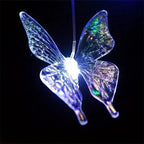 Carillon LED Solaire Lumineux - Libellule