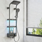 Colonne de Douche avec Rangement Integré - Gris