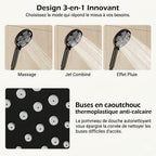 Colonne de Douche Classique avec Mitigeur - Noir