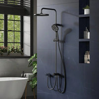 Colonne de Douche Classique avec Mitigeur - Noir
