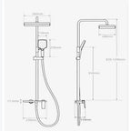 Colonne de Douche Design - Dorée