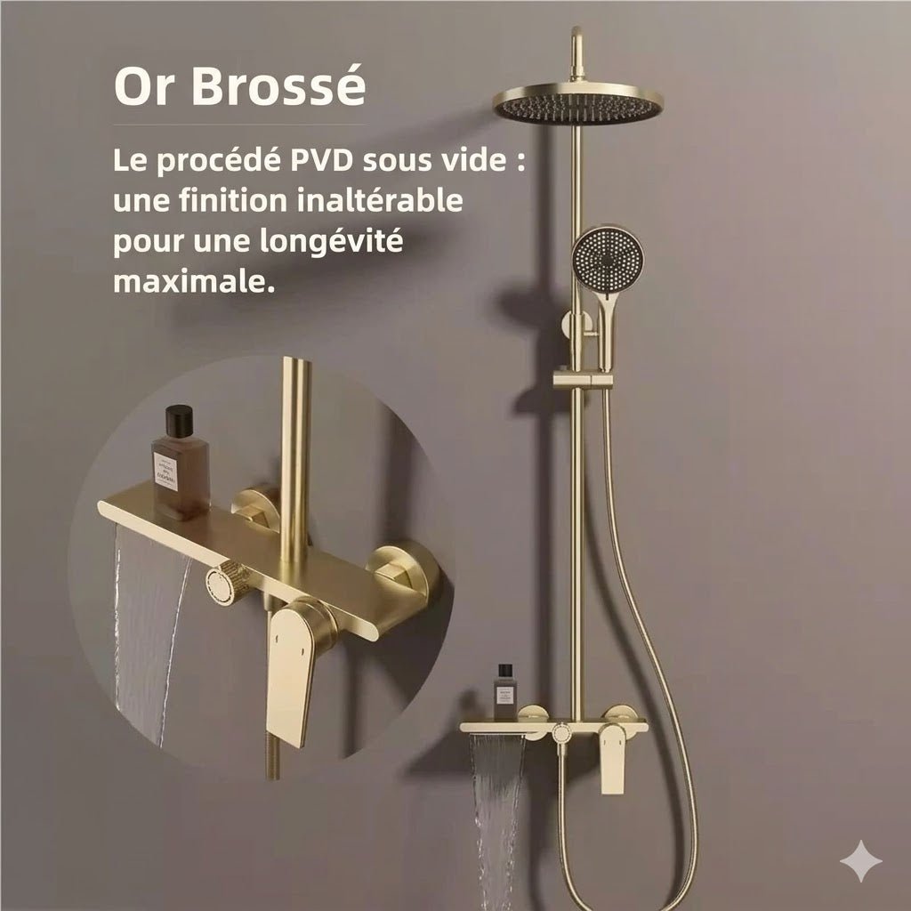 Colonne de Douche Design - Dorée