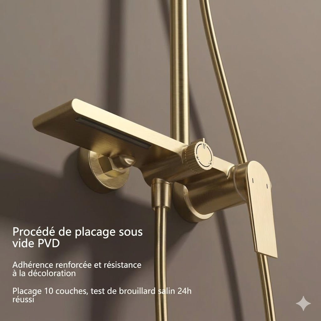 Colonne de Douche Design - Dorée