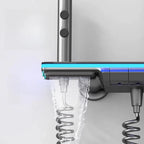 Colonne de Douche Thermostatique Affichage Digital - Gris