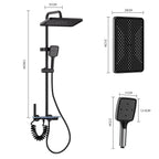 Colonne de Douche Thermostatique Affichage Digital - Gris