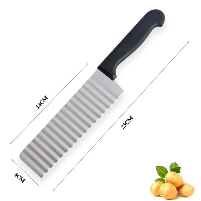 Couteau Ondulé Légume -