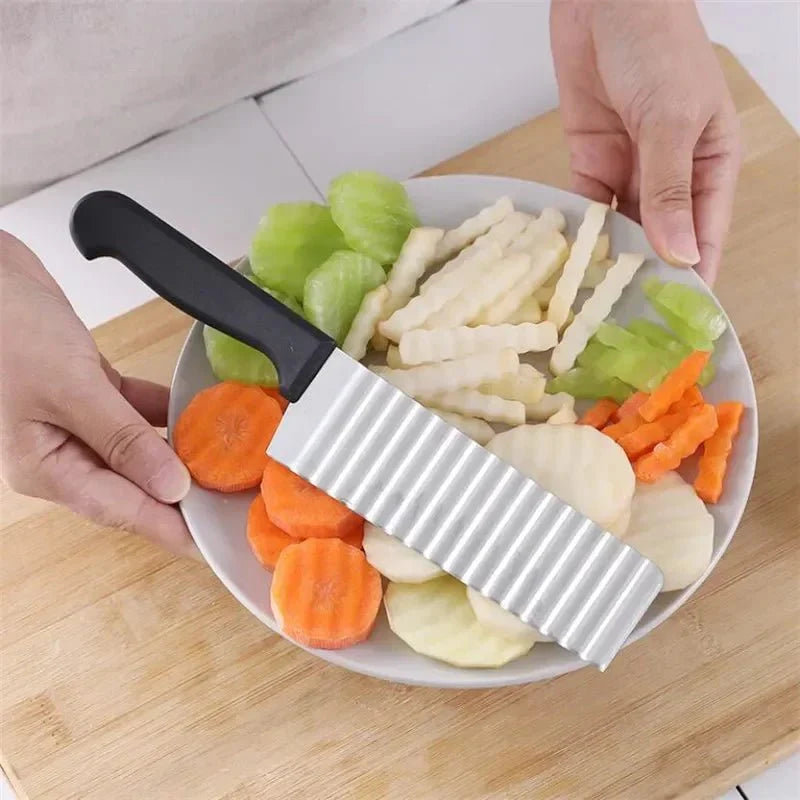 Couteau Ondulé Légume -