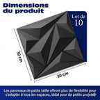 Dalle Murale 3D Géométrique Lot de 10 - G