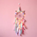 Décoration Murale Attrape - rêve Licorne Lumineux LED - A (Avec lumières)