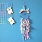 Décoration Murale Attrape - rêve Licorne Lumineux LED - E (Sans lumières)