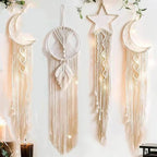 Décoration Murale Attrape - rêves Macramé - Étoile