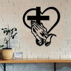 Décoration Murale Croix en Métal - A