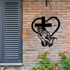 Décoration Murale Croix en Métal - A