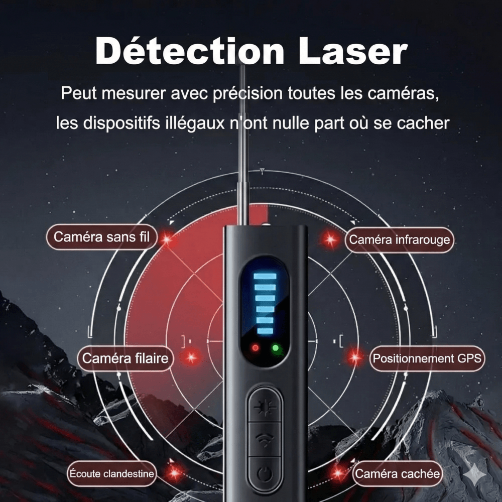 Detecteur de Camera Micro et Traceur GPS -