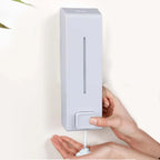 Distributeur de Savon Mural Rectangulaire 600ml - Blanc