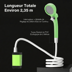 Douche Camping Portable Électrique - Gris