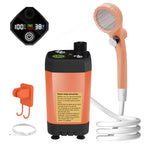 Douche Camping Portable Électrique - Orange