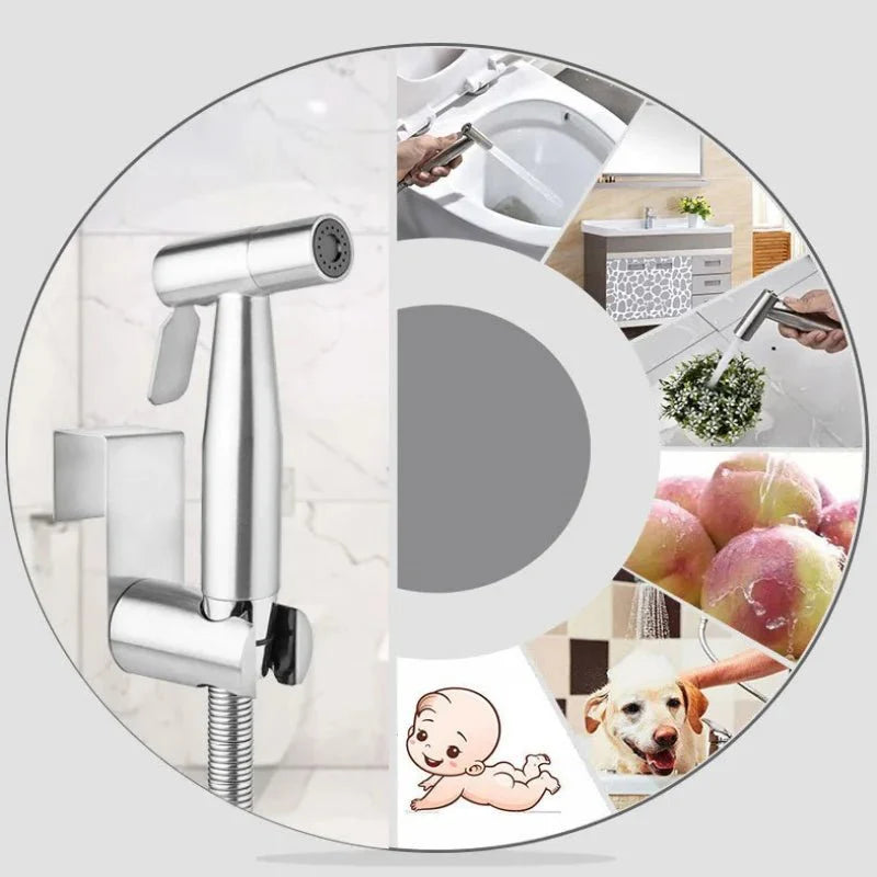 Douchette WC Acier Inoxydable - Noir