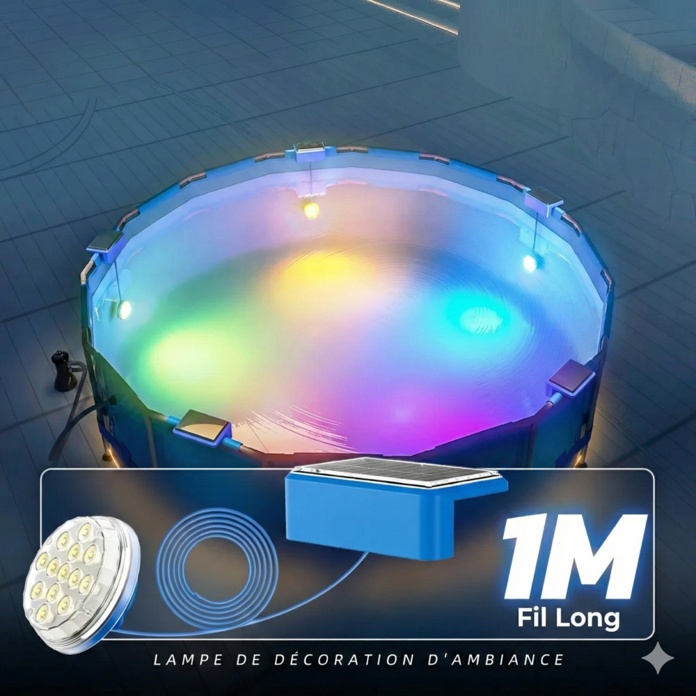 Eclairage Déporté Solaire Piscine -
