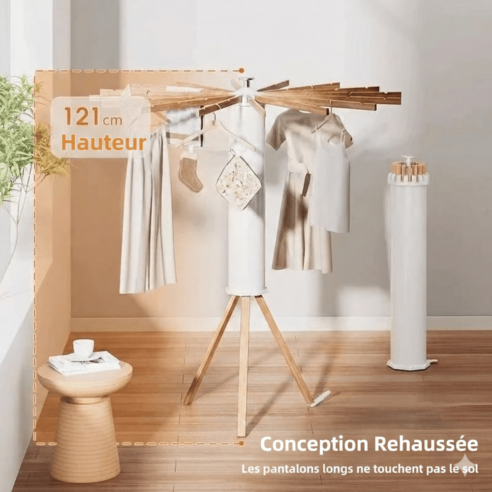 Étendoir à Linge Parapluie - Blanc