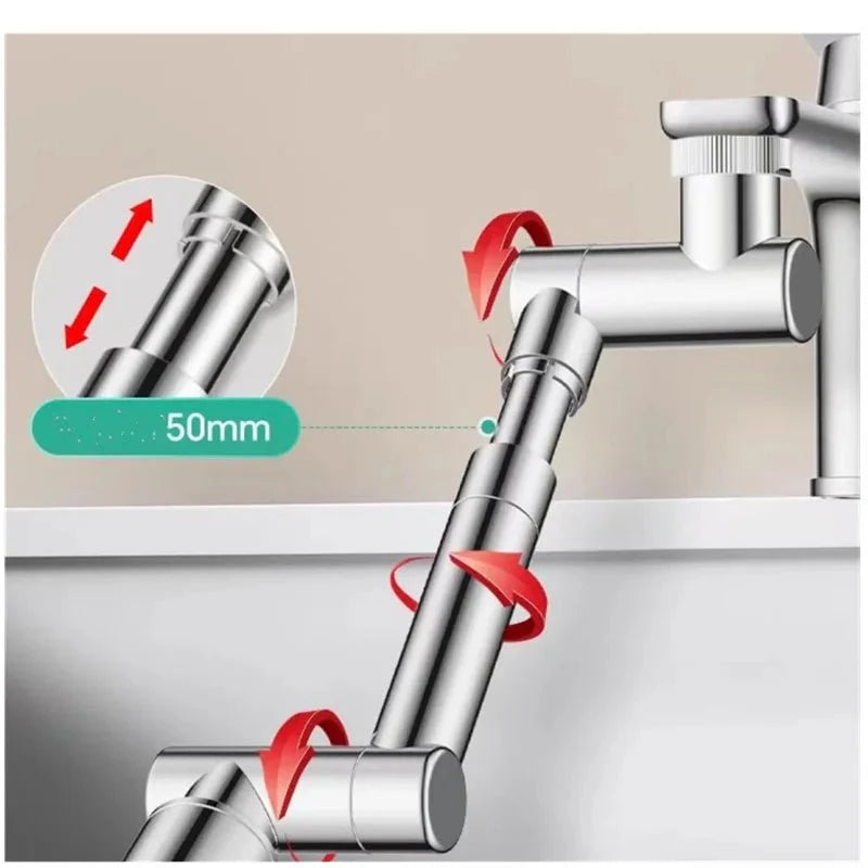 Extension Robinet Bras Articulé Métal 1440° - Chromé