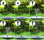 Fontaine Solaire pour Bassin - 130mm 1W