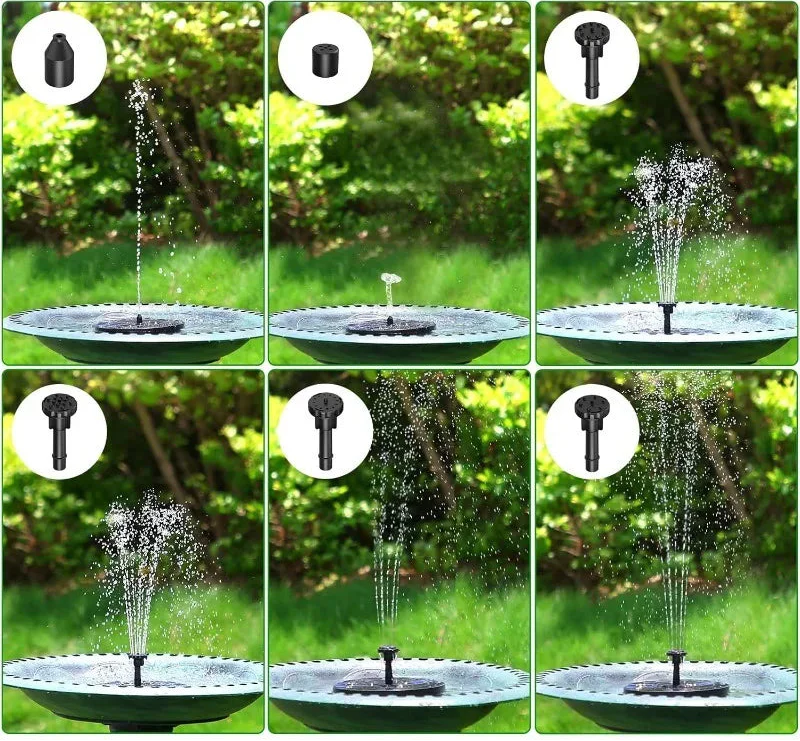 Fontaine Solaire pour Bassin - 130mm 1W