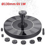 Fontaine Solaire pour Bassin - 130mm 1W
