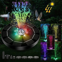 Fontaine Solaire pour Bassin LED 3,5W 18CM Diamètre - 