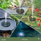 Fontaine Solaire pour Bassin LED 3,5W 18CM Diamètre - 