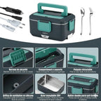 Gamelle Chauffante Électrique - Gris 60W 1.5L