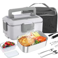 Gamelle Chauffante Électrique - Gris 60W 1.5L