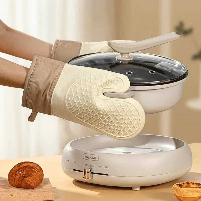 Gants de Cuisine Anti Chaleur Silicone -