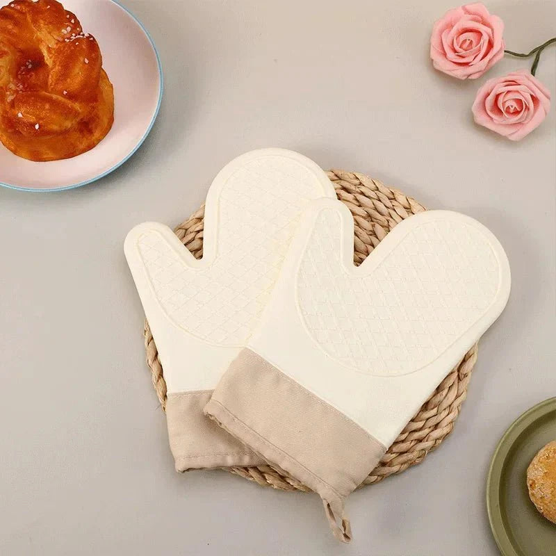 Gants de Cuisine Anti Chaleur Silicone -