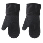 Gants de Cuisine Four Silicone - Noir