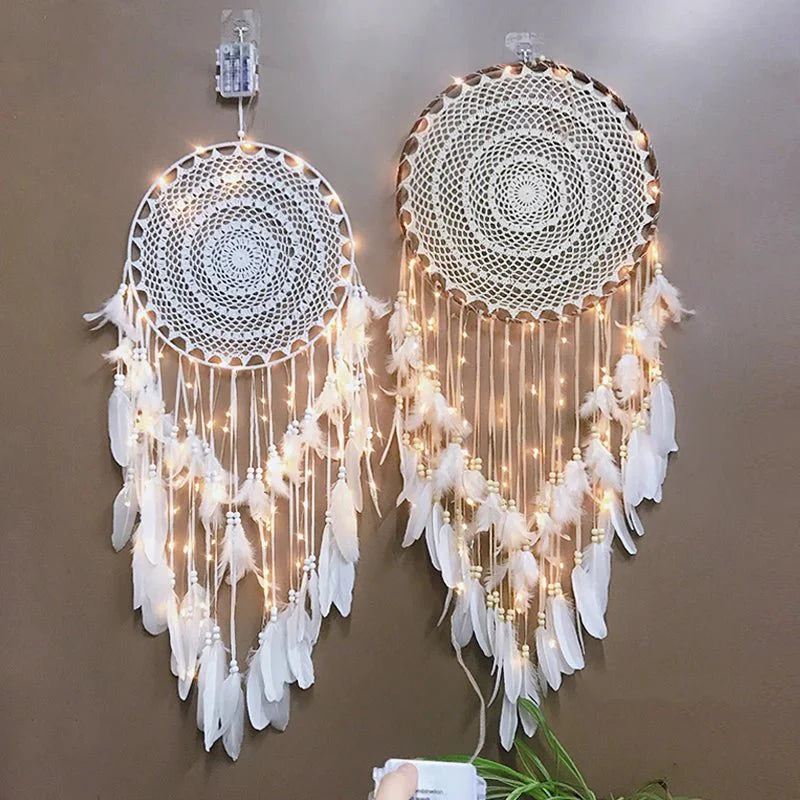 Grand Attrape - rêve Crochet Lumineux - A