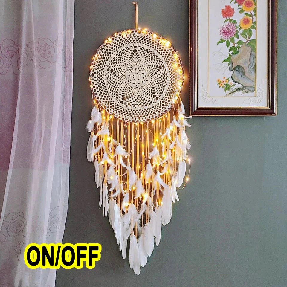 Grand Attrape - rêve Crochet Lumineux - C