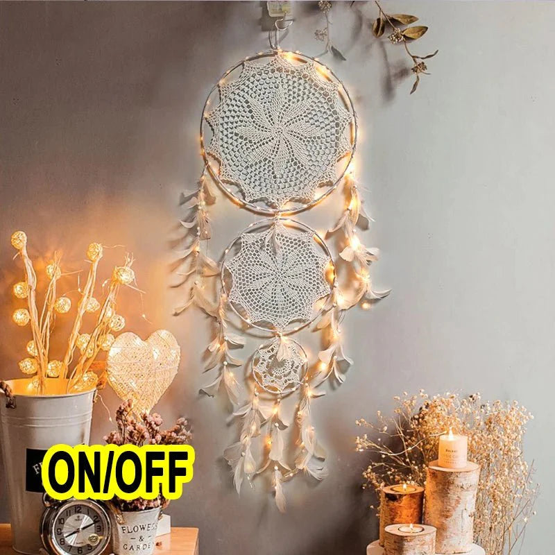 Grand Attrape - rêve Crochet Lumineux - K