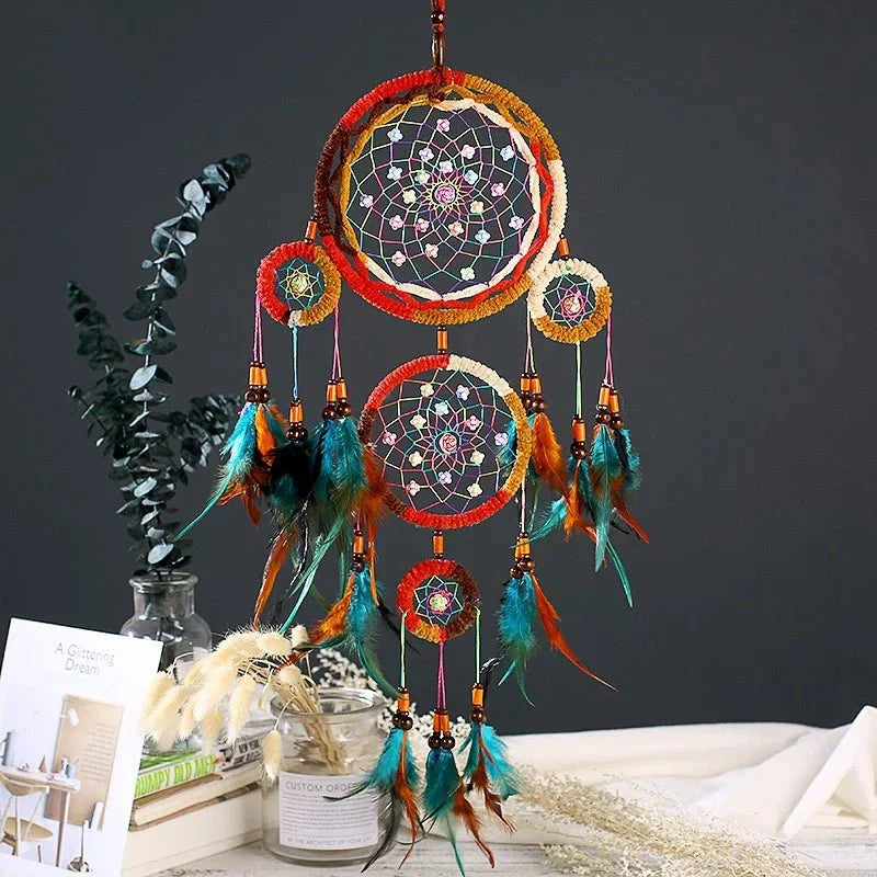 Grand Attrape - rêve Crochet Lumineux - M