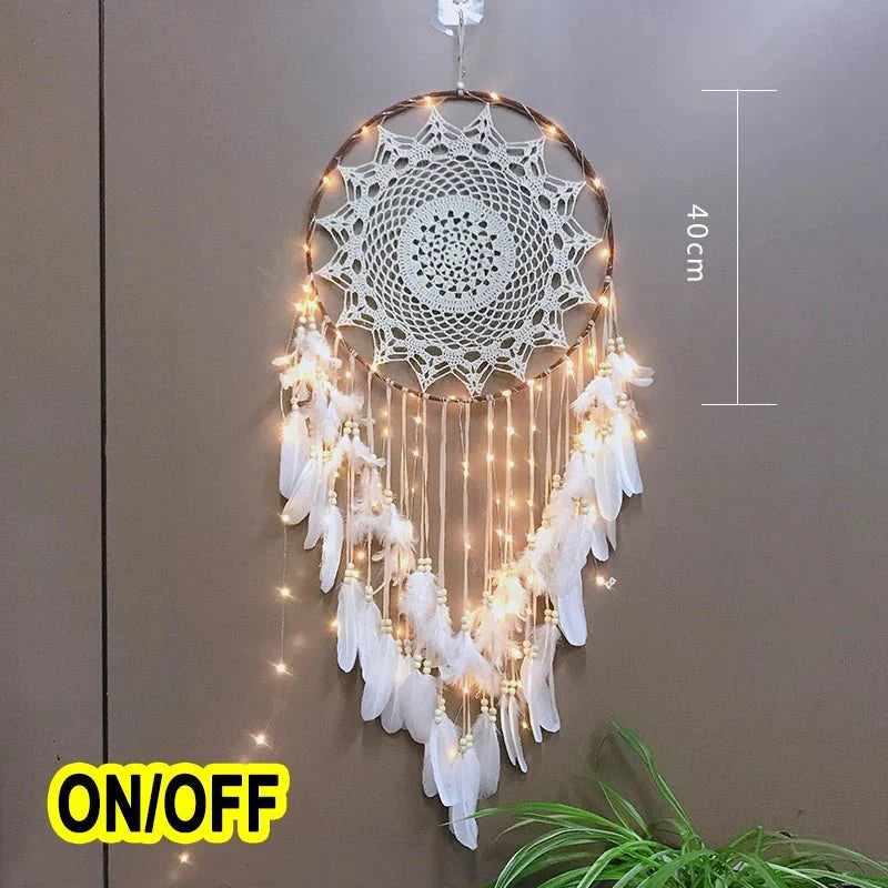 Grand Attrape - rêve Crochet Lumineux - Q