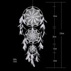 Grand Attrape - rêve Crochet Lumineux - X