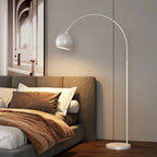 Grand Lampadaire Arc Métal Design Contemporain - Noir