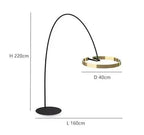 Grand Lampadaire Arc Salon - K
