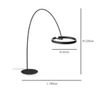 Grand Lampadaire Arc Salon - L