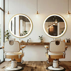 Grand Miroir Rond LED Rétroéclairé 3 Couleurs - 80CM