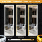 Grand Miroir sur Pied LED 160x50CM -
